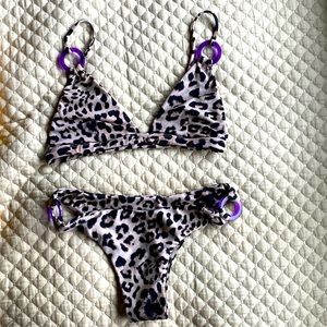 Mikoh bikini set. Animal print.
